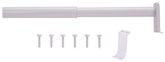 Prosource 21014PHX-PS Adjustable Closet Rod, 48 to 72 in L, Steel